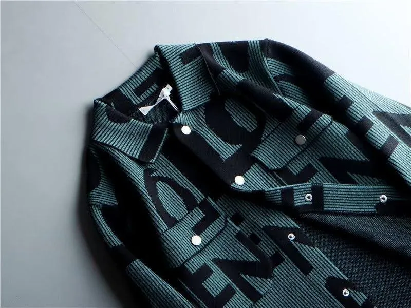 Retro Personalized Letter Casual Jacket